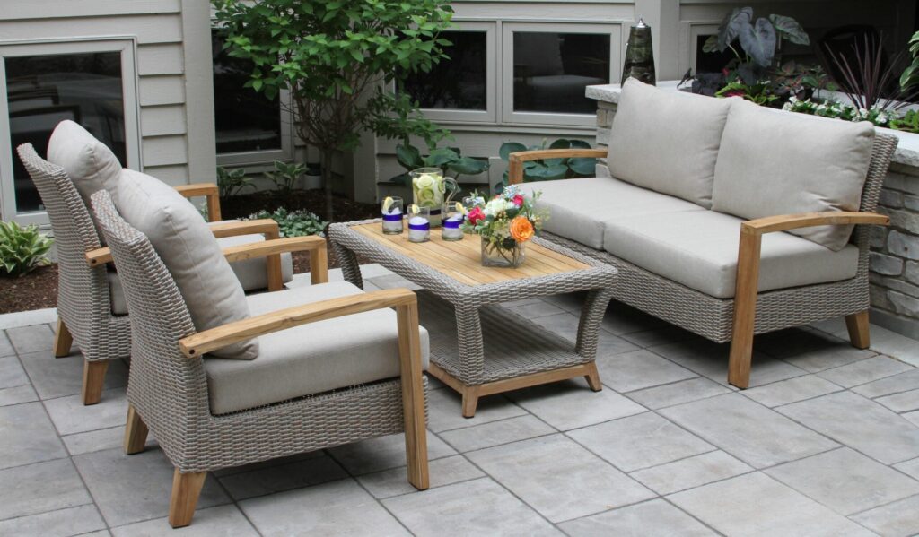 It’s time to have the teak patio furniture